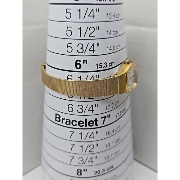 Womens Citizen Quartz Gold Toned Watch Classic Cushion New Battery Vintage Era - Picture 7 of 12